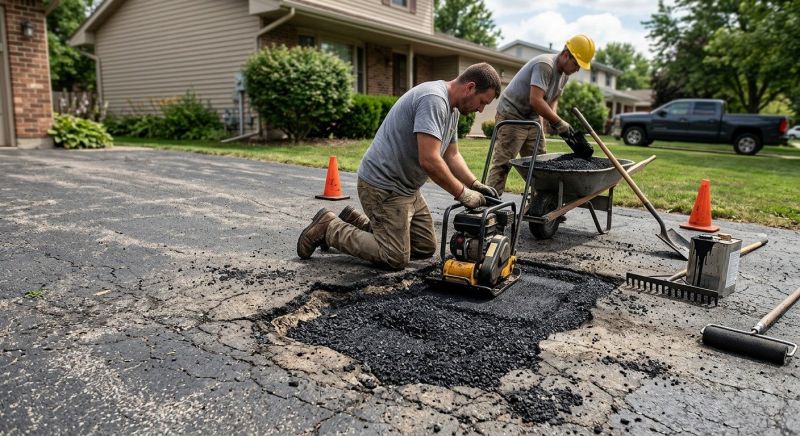 Asphalt Driveway Repair in Los Angeles, CA