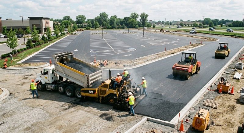 Asphalt Parking Lot Paving in Los Angeles, CA