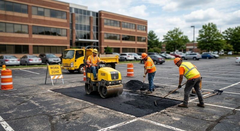 Asphalt Parking Lot Repair in Pasadena, CA