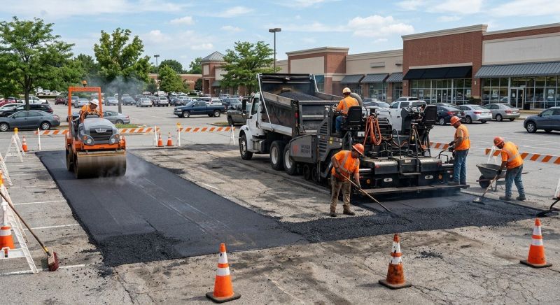 Asphalt Parking Lot Repair in Pasadena, CA