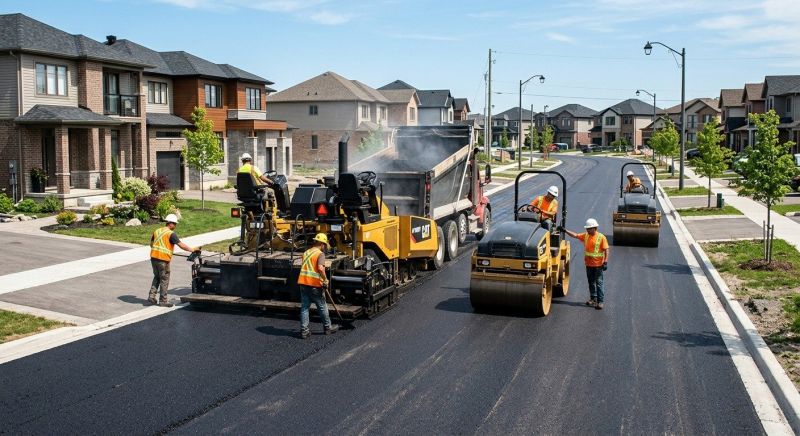 Asphalt Road Installation in Los Angeles, CA