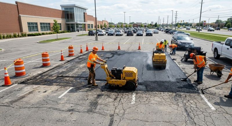 Church Parking Lot Repair in Los Angeles, CA
