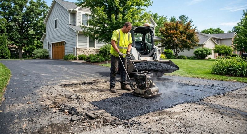 Driveway Blacktop Repair in Orange County, CA